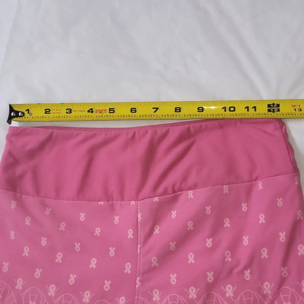 LuLaRoe 🎀 OS Pink Ribbon Dipped Ombre Leggings for Breast Cancer Awareness 🎀 - Picture 5 of 12